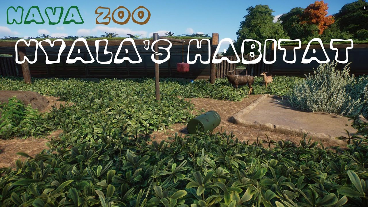 Nyala's Habitat and Monorail Route Station-Nava Zoo EP.4