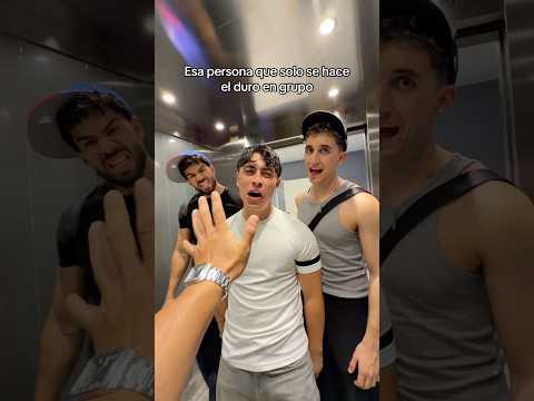 Esa persona que solo se hace el duro en grupo😤 #shortsviral #humor #funil #comedia #viralvideo