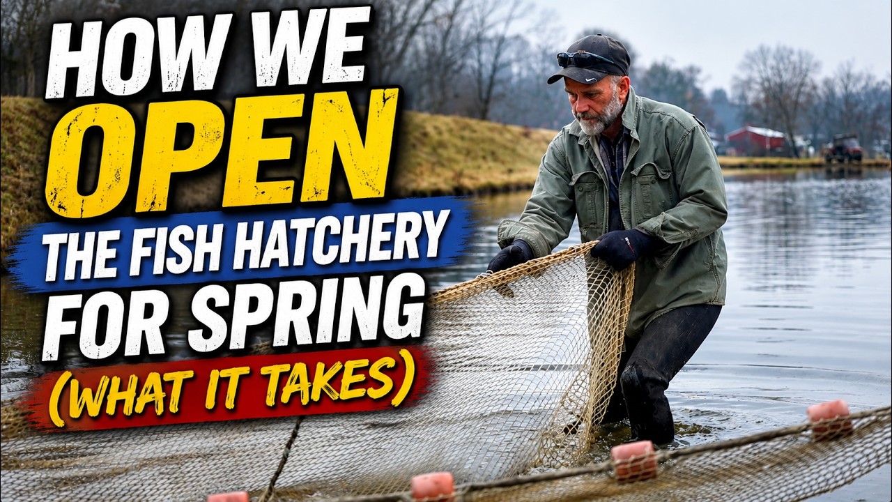 How We Open The Fish Hatchery For Spring (WHAT IT TAKES)