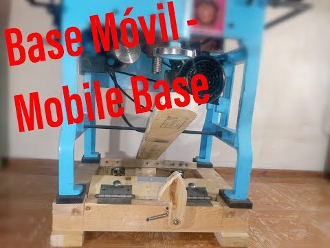 Base móvil para máquina de carpintería - Mobile base - Retractable caster base