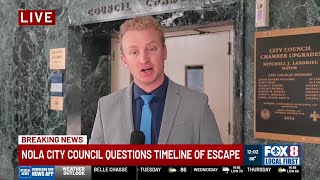 New Orleans council grills leaders on jailbreak