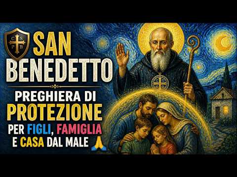 🛡️ San Benedetto | Preghiera di Protezione per Figli, Famiglia e Casa dal Male 🙏