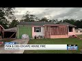 Man & dog escape Morehead City house fire