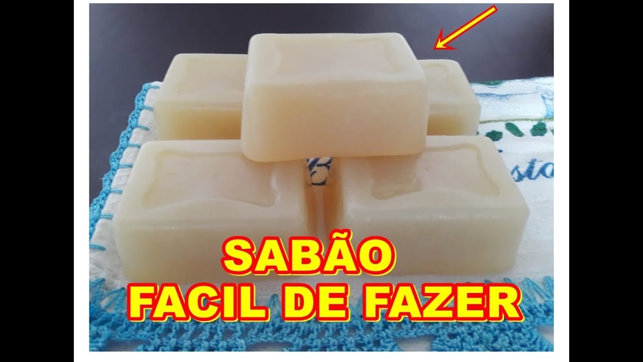 Sabão de Álcool 4 Ingredientes FÁCIL DE FAZER - YouTube