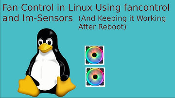 Linux PWM Fan Control Using fancontrol and lm-sensors, and keeping it working after reboot