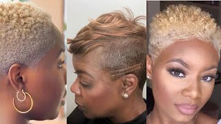 45 Stunning Short Hairstyles for Black African American Women in 2024 |Natural Short Hairstyles