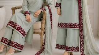 Pakistani style 💫 heart shape Cutwork duptta and plazo style 🔥 Pakistani Kurta Plazo #fashion  screenshot 5