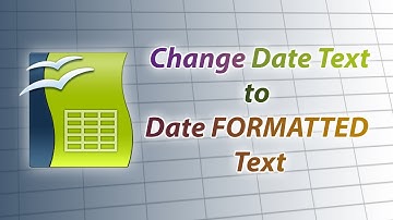 How to Transform Date Text to Date Formatted Text (Open Office Calculator)