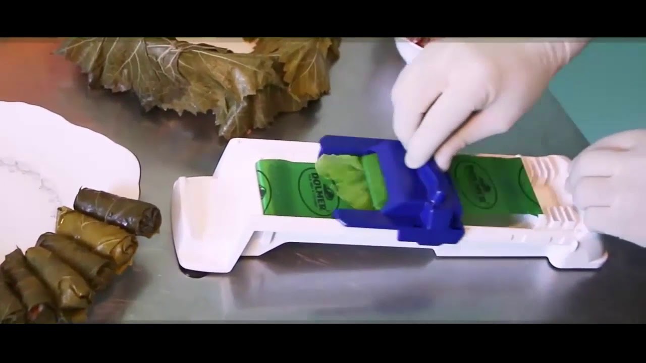 Vegitable Roll Machine Vegetable Meat Roller Machine - make Sushi or Sarma the easy way! - YouTube