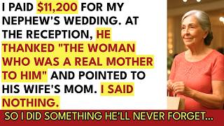 I Paid $11,200 For My Nephew's Wedding — What He Said At The Reception Will Leave You Speechless…