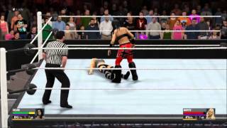 WWE 2K16 Raw Maryse vs Melina