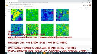 Hyperspectral image Analysis - classification - Python Code