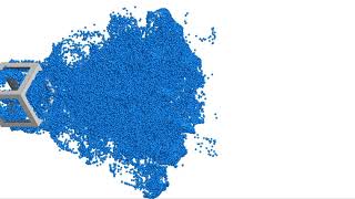Hydrodynamic dispersion inside an artificial porous medium