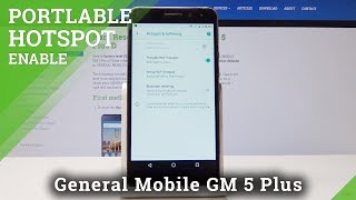 Portable Hotspot GENERAL MOBILE GM 5 Plus D - Enable & Share Personal Internet Resimi