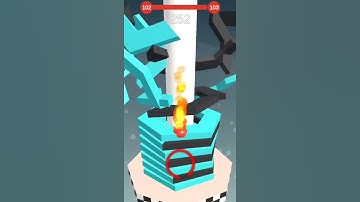 Stack Ball 3D Game | Level 102 | Play Stack Ball Game In Fast Speed | Stack Ball Game YouTube Short