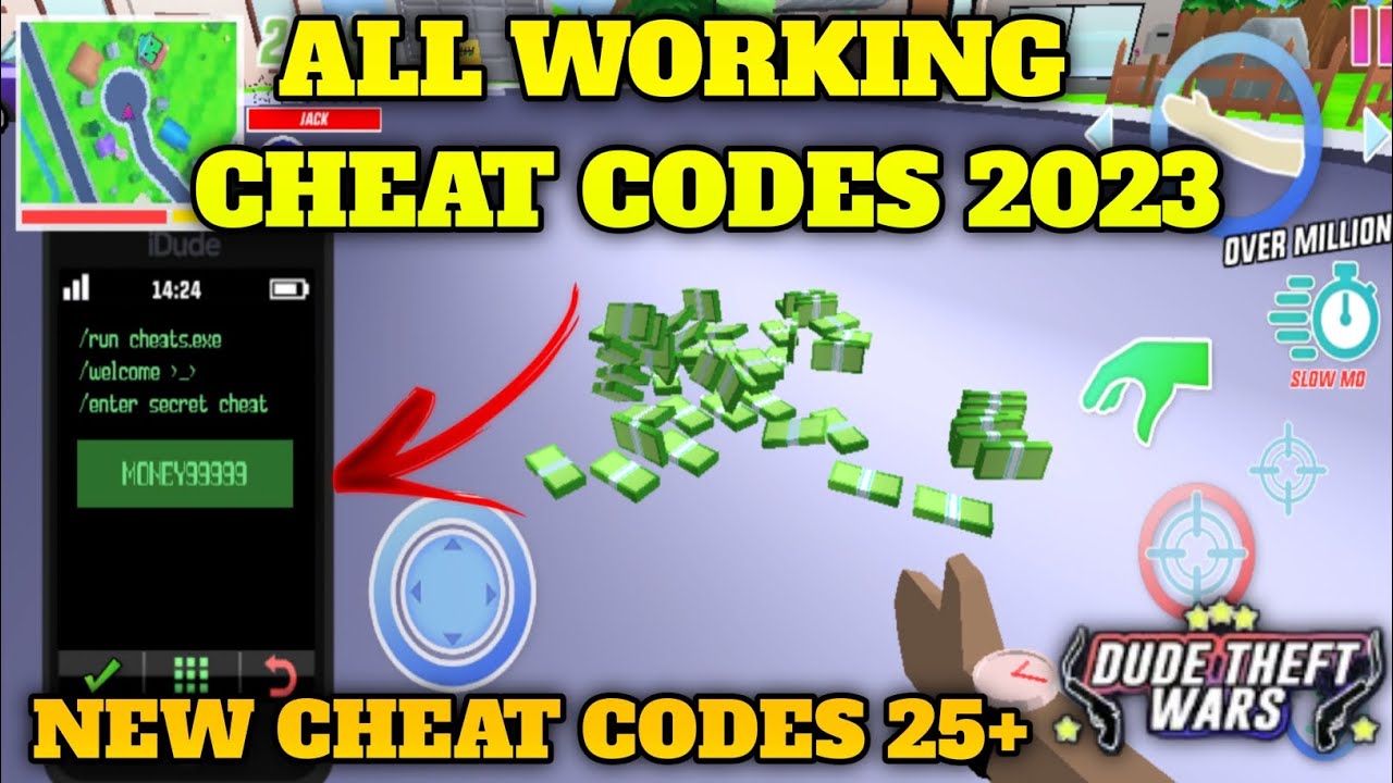 DUDE Theft War Cheats Codes for unlimited money 🤑🤑🤑viral 