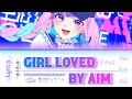 [LYRICS VIDEO] エイムに愛されしガール 歌詞 (Girl loved by Aim) / 湊あくあ (Minato Aqua) || Lyrics KAN/ROM/ENG