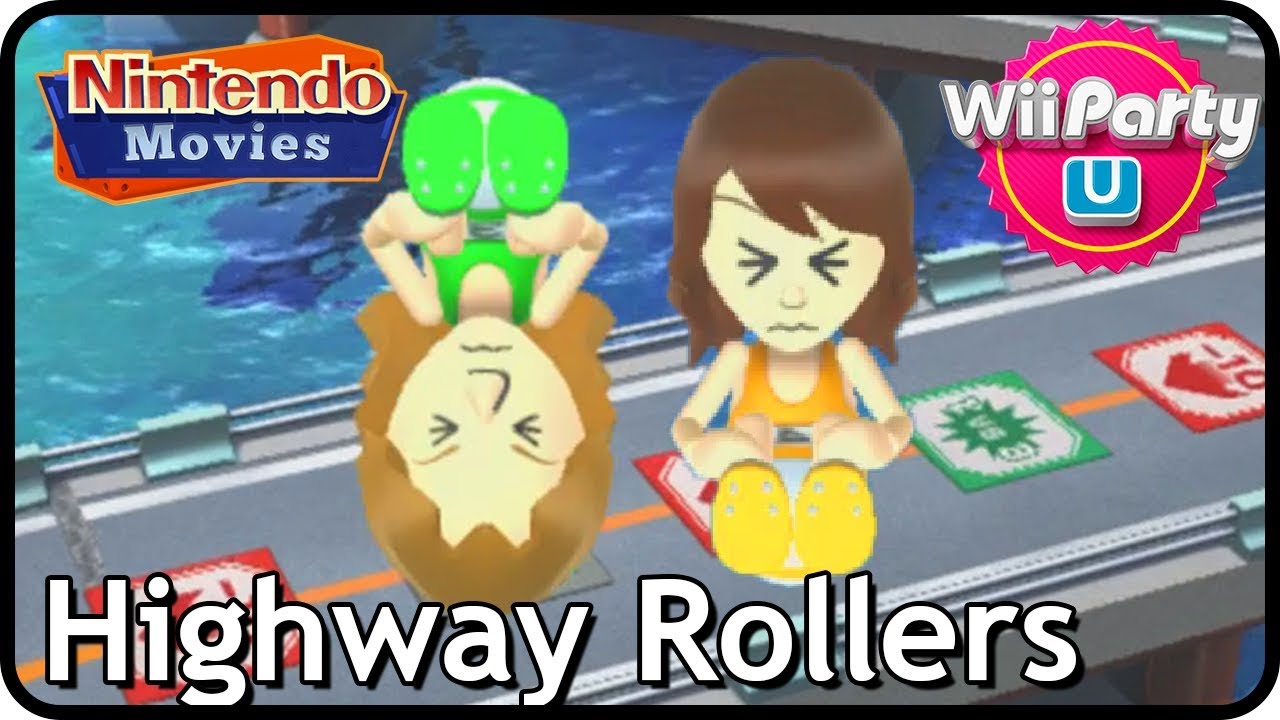 The longest Highway Rollers we ever played on Wii Party U! (4 Players)