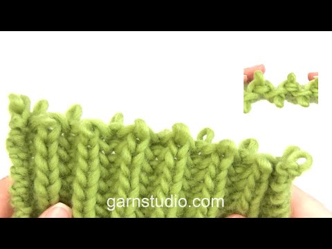 How to fix English rib and place work back on the needle