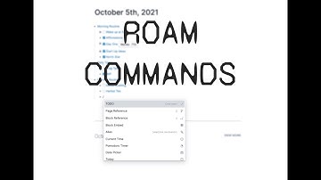 Best ROAM research commands to use