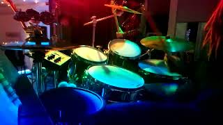 Honky Tonk Women Rolling Stones Cover Drumcam Live Band Christmas show Eckington Derbyshire UK