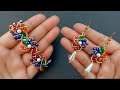 Beaded Jewelry DIVA//Bracelet & Earrings//Handmade Jewelry Tutorial// Useful & Easy