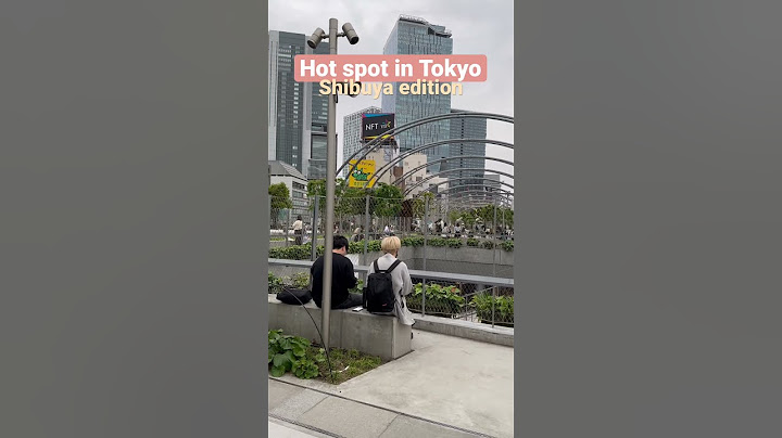 Tokyo’s newest rooftop park and multipurpose complex! #tokyo #japan #shibuya