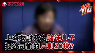 上海女财务为救赌徒儿子 把公司偷得只剩20块？#东方110 FULL