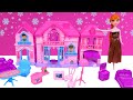 Satisfying With Unboxing Frozen Princess Anna Castle with Mini Bedroom &amp; Sofa Set | Review Toys