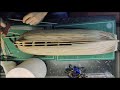 Santisima Trinidad - Part 6 - planking the bottom part of the hull