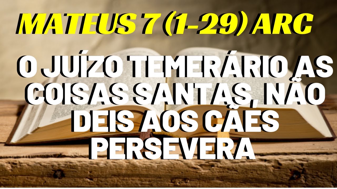 O Que Significa Não Deis Aos Cães As Coisas Santas
