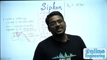 5.9 Siphon | Flow Through Pipes | ESE | SSC JE | Vishal Bhatt