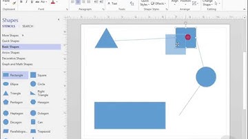 Learn how to connect Visio 2013 shapes with lines