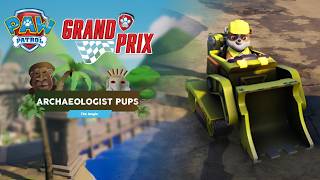 PAW PATROL GRAND PRIX - Rubble &amp; Rocky at The Junggle Tropical Custom RACE - [PC GAMES] Finale Race