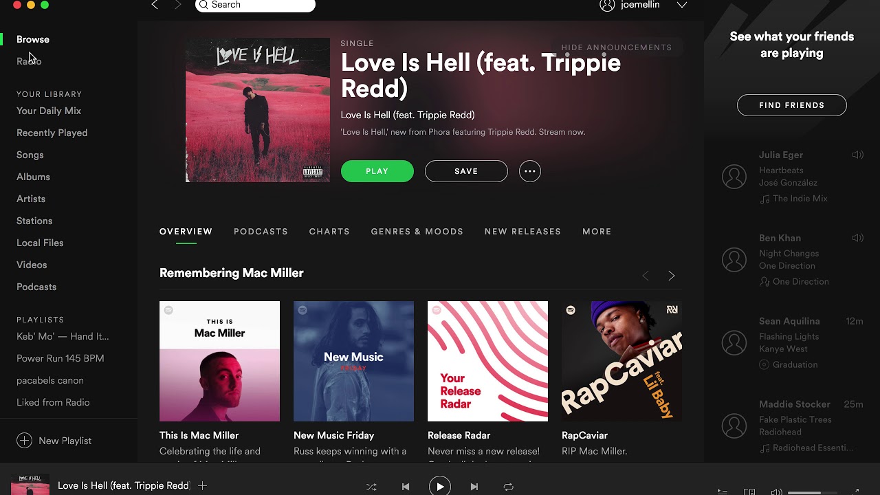 spotify for mac book