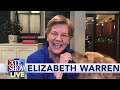 Sen. Elizabeth Warren Previews Her DNC Appearance With Her Dog Bailey!