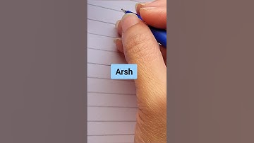Arsh #happy #handwriting #beautiful #tipsandtrick #request #name #art #artist @WriteItUp3