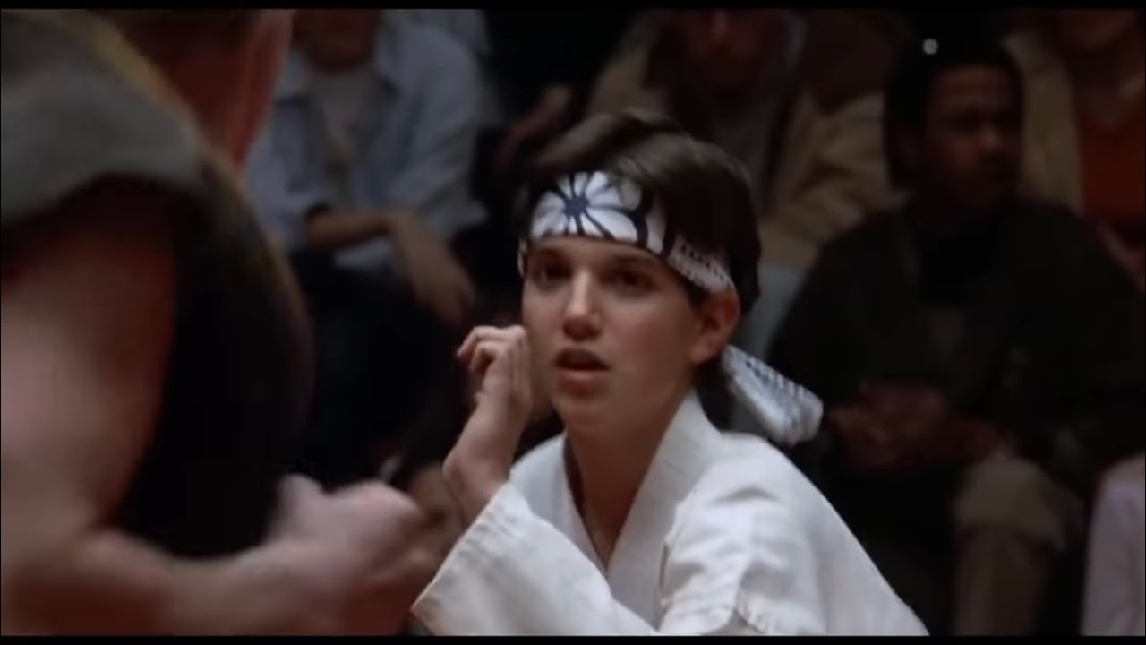The Karate Kid 1984- Daniel LaRusso Vs Johnny Lawrence scene - YouTube