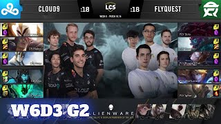 Cloud 9 vs FlyQuest | Week 6 Day 3 S10 LCS Summer 2020 | C9 vs FLY W6D3