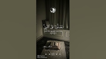 (ان الله وملائكته يصلون على النبي) قران كريم ارح قلبك ❤️