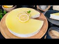 تشيزكيك الليمون والبرتقال(بليمونة وحدة)بدون فرن ولا جيلاتين ولا مسكربون/cheesecake citron et orange