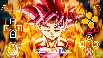 🔥Top 5 Dragonball Z Games For PPSSPP Emulator Offline | High Graphics Dragonball Z Emulator Games