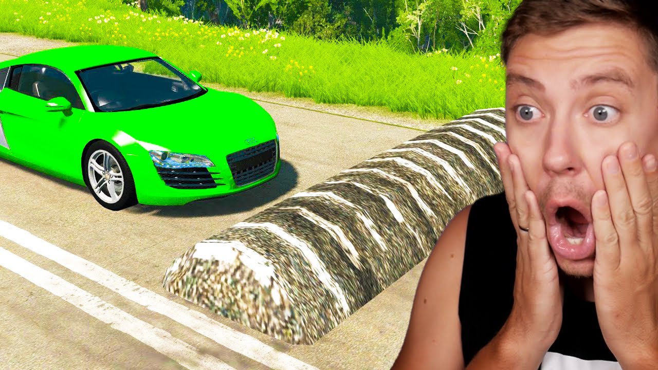 Reacting To EPIC Cars vs Speed Bumps in BeamNG