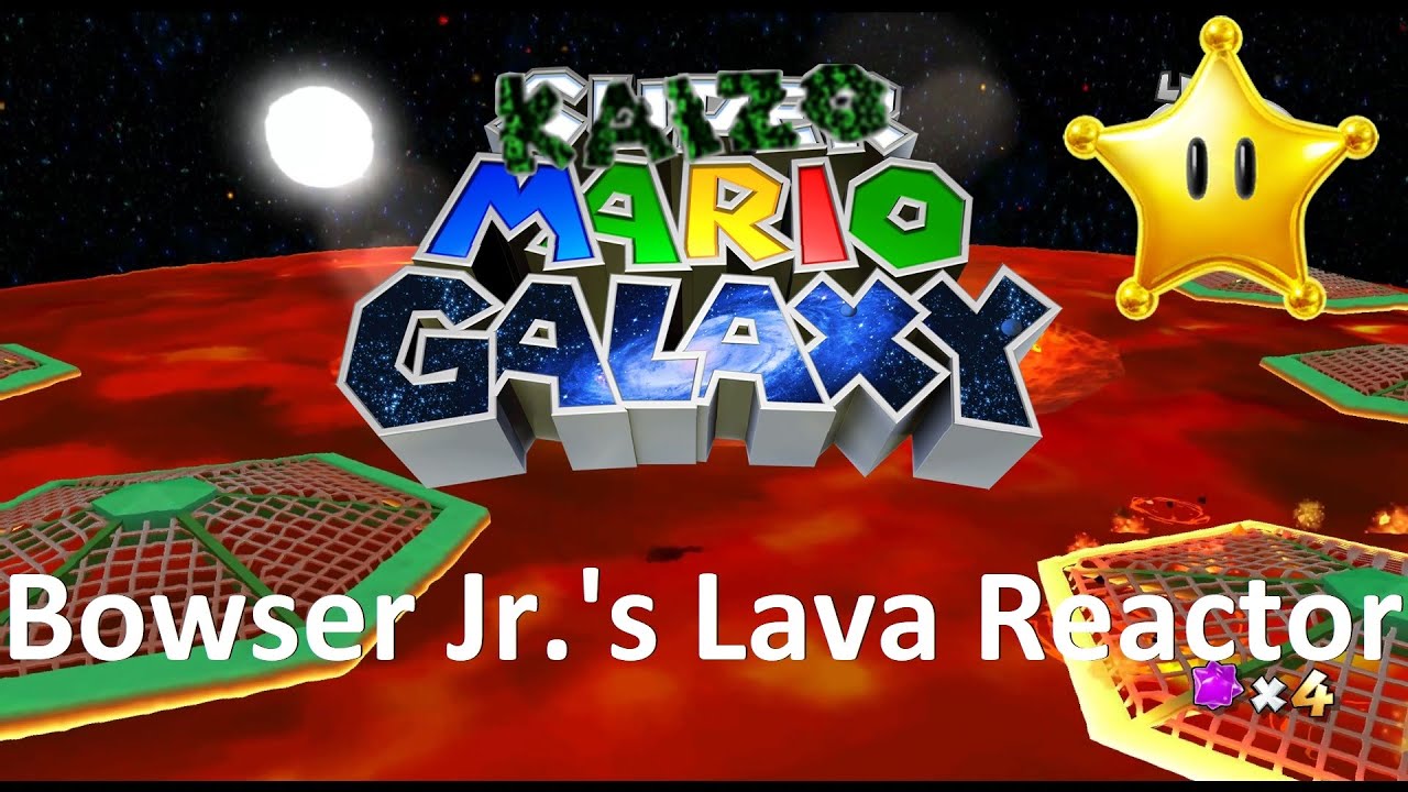 Kaizo Mario Galaxy Bowser Jr.'s Lava Reactor King Kaliente's Spicy