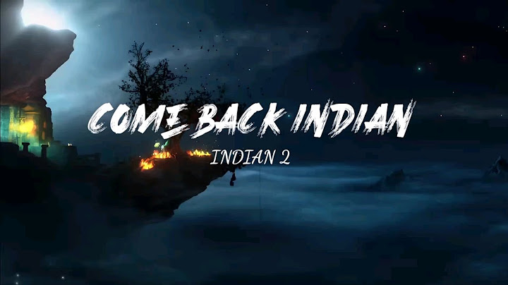 COME BACK INDIAN | INDIAN 2 | ANIRUDH RAVICHANDER | SHANKAR | MELO LYRICS