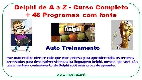 Delphi de A a Z   Curso Completo + 48 Programas com fonte TE0075