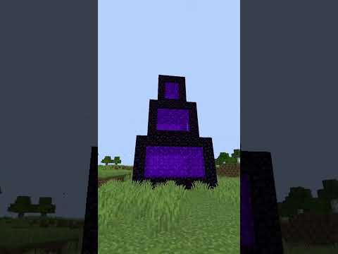 😏 Portal house in Minecraft #shorts