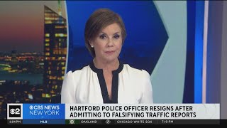Connecticut officer resigns after falsifying traffic reports