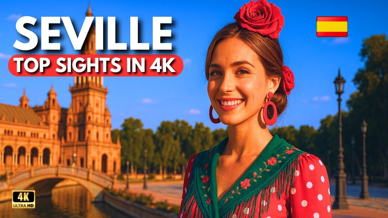 Seville Walking Tour 🇪🇸 4K | Hidden Gems and Top Sights!
