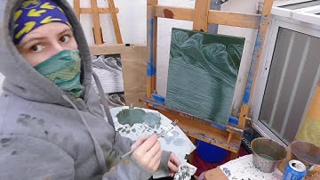 (PART 2) LIVE Korg Kross 2 Music For Painting Artist Video